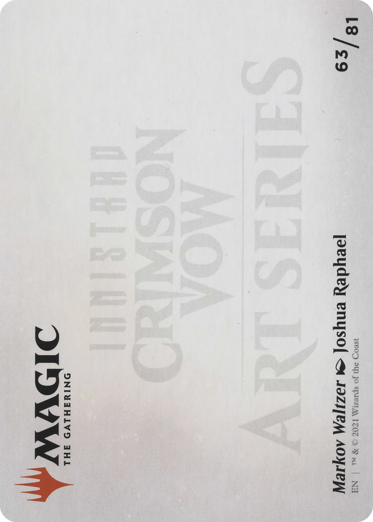 Markov Waltzer // Markov Waltzer (AVOW-063) - Crimson Vow Art Series (Borderless)