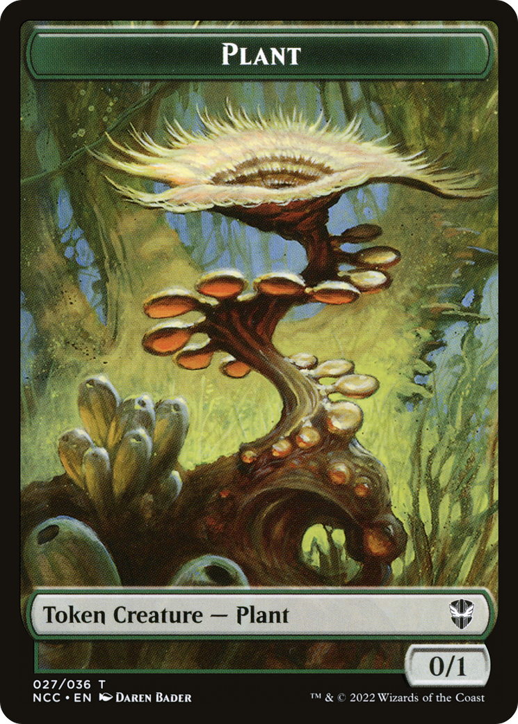 Plant (TNCC-027) - New Capenna Commander Tokens Foil