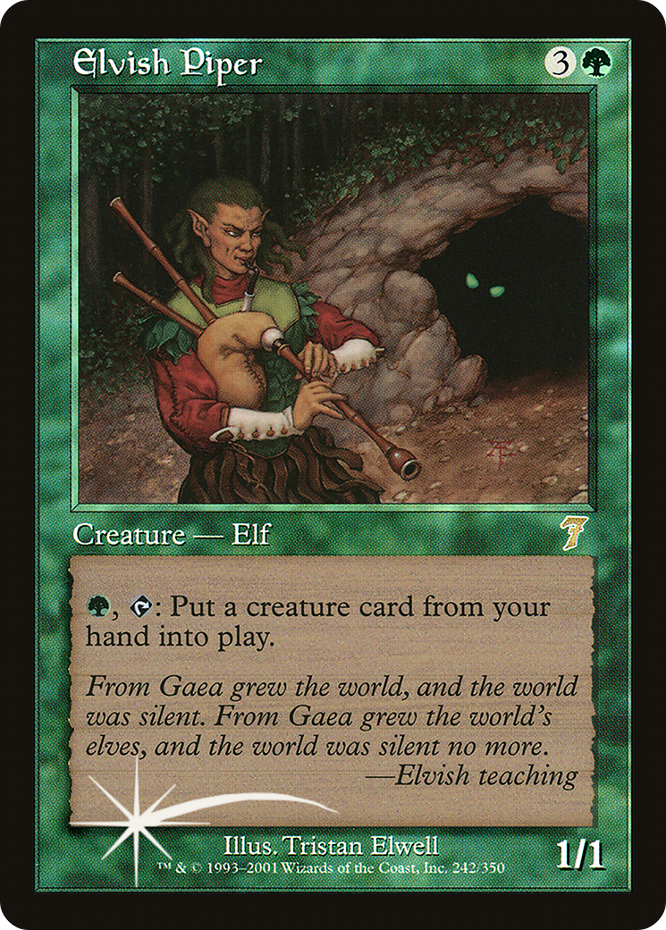 Elvish Piper (7ED-242) - 7th Edition Foil