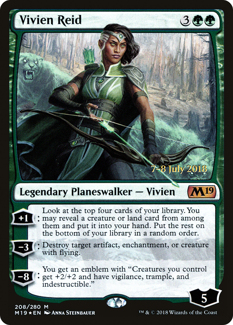 Vivien Reid (PRE-208) - Core Set 2019 Promos Foil