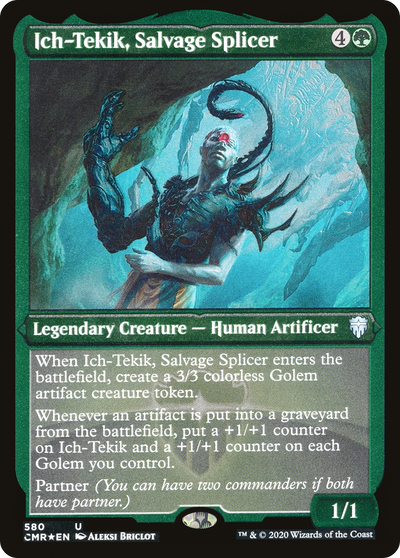 Ich-Tekik, Salvage Splicer (Etched) [Commander Legends]