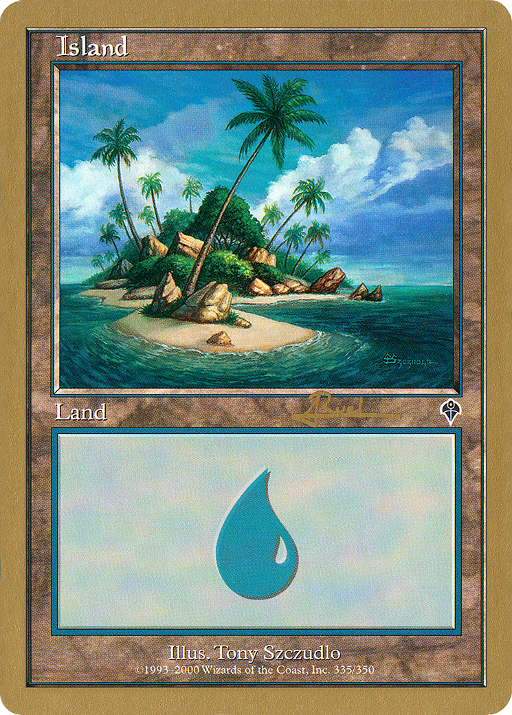 Island (335) - 2001 Antoine Ruel (INV) (WCD-) - World Championship Decks 2001