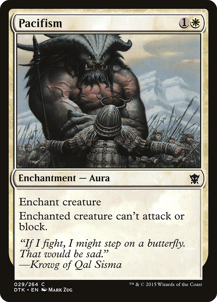 Pacifism (DTK-029) - Dragons of Tarkir