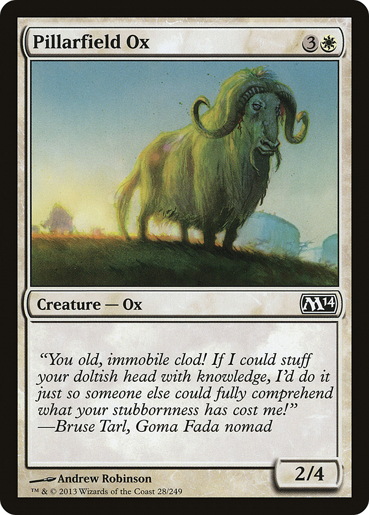 Pillarfield Ox (M14-028) - Magic 2014