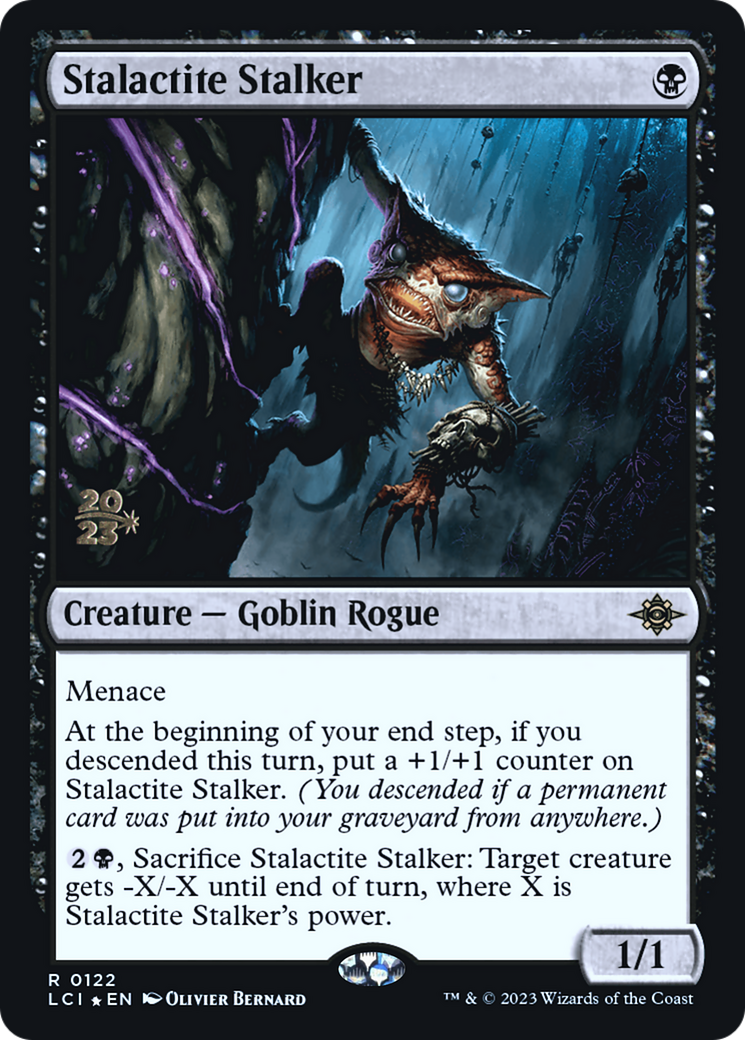 Stalactite Stalker (PRE-122) - The Lost Caverns of Ixalan Promos Foil
