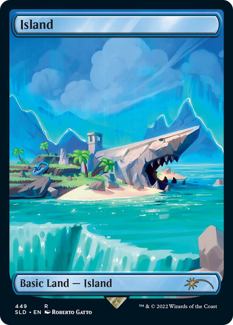 Island (449) (SLD-449) - Secret Lair Drop: (Full Art) Foil