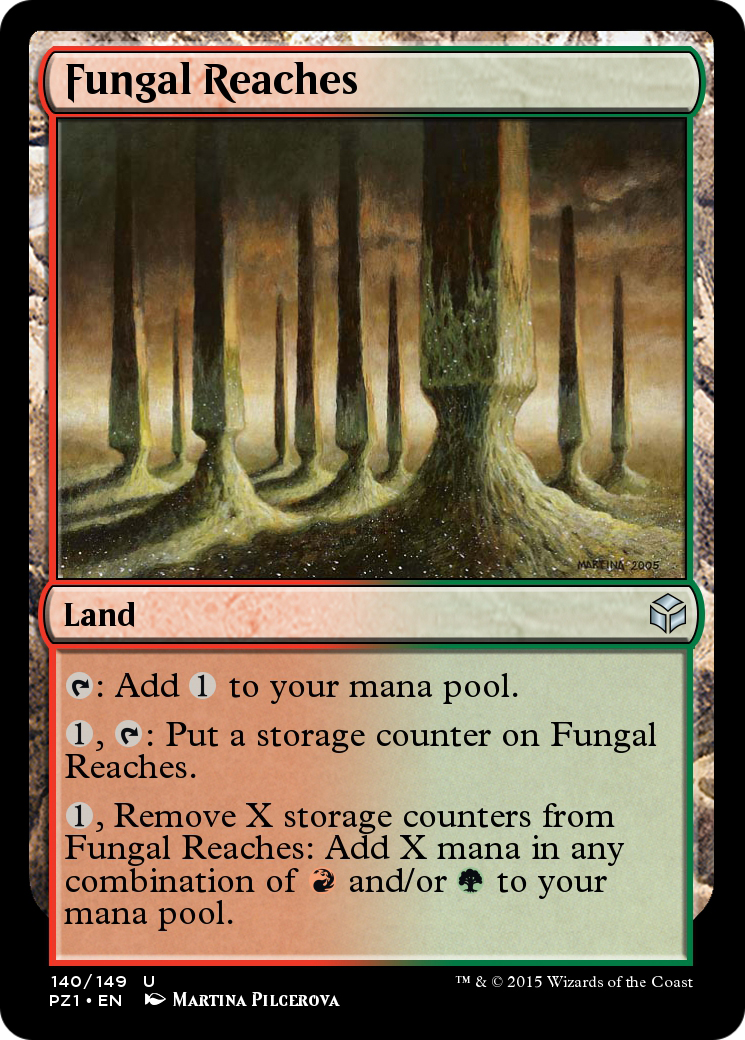 Fungal Reaches (PZ1-140) - Legendary Cube Prize Pack Foil