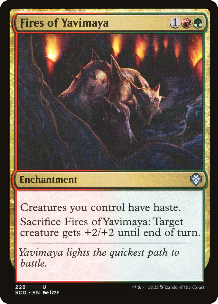 Fires of Yavimaya (SCD-228) - Starter Commander Decks