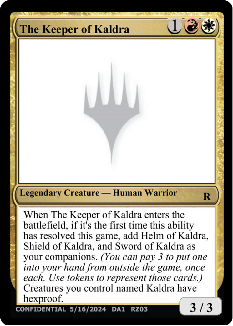 The Keeper of Kaldra (UNK-RZ03C) - Unknown Event