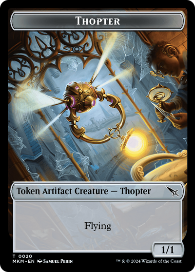 Thopter (TMKM-020) - Murders at Karlov Manor Tokens