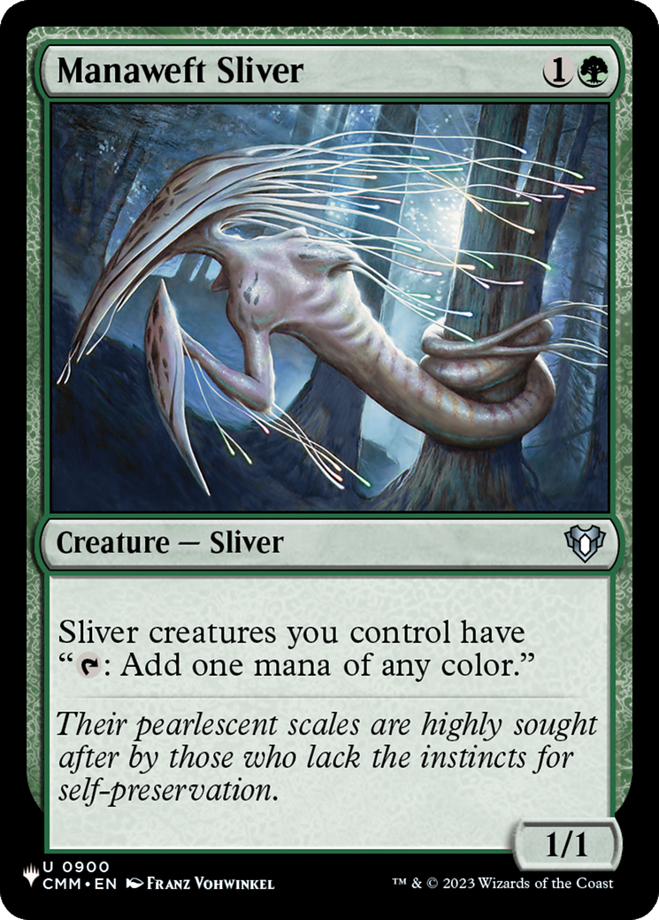 Manaweft Sliver (CMM) (LIST-900) - The List