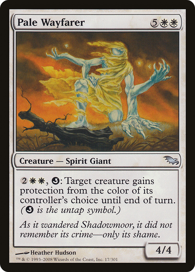 Pale Wayfarer (SHM-017) - Shadowmoor Foil