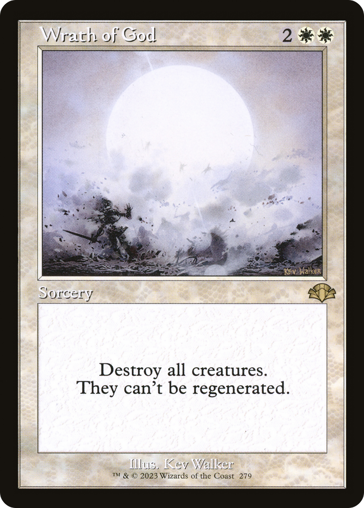 Wrath of God (Retro Frame) (DMR-279) - Dominaria Remastered Foil