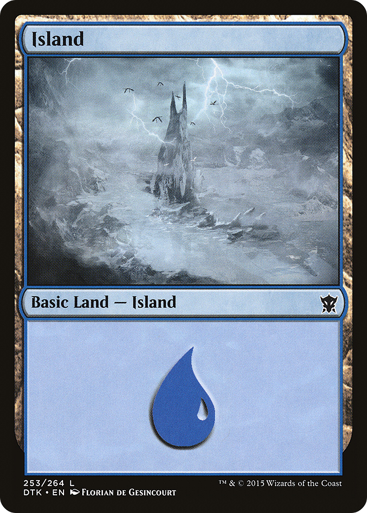 Island (253) (DTK-253) - Dragons of Tarkir