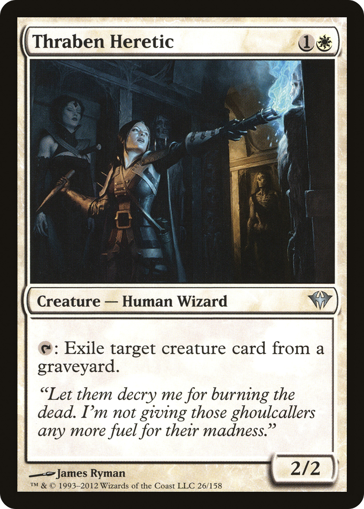 Thraben Heretic (DKA-026) - Dark Ascension Foil