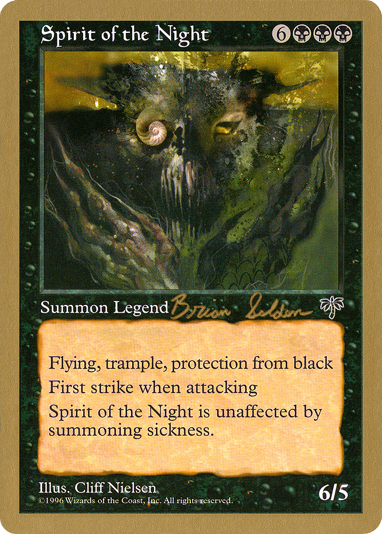 Spirit of the Night - 1998 Brian Selden (MIR) (WCD-) - World Championship Decks 1998