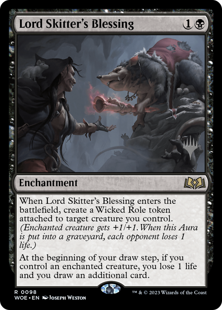 Lord Skitter's Blessing (PPWOE-098) - Wilds of Eldraine Promos Foil