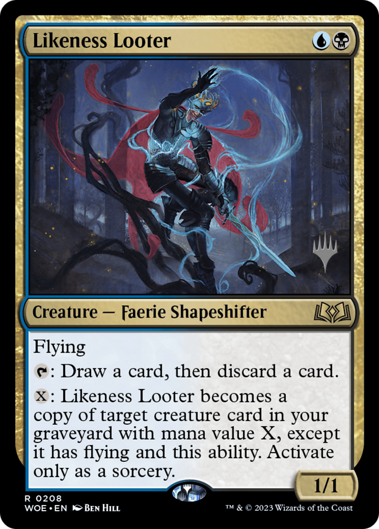 Likeness Looter (PPWOE-208) - Wilds of Eldraine Promos Foil