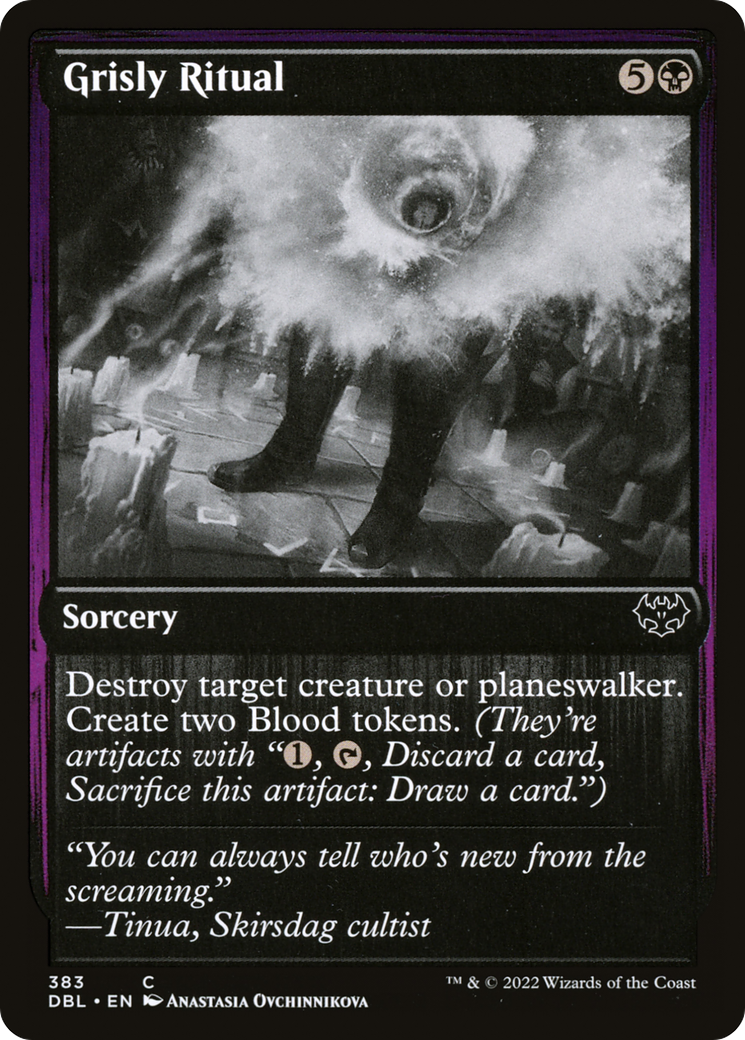 Grisly Ritual (DBL-383) - Innistrad: Double Feature Foil