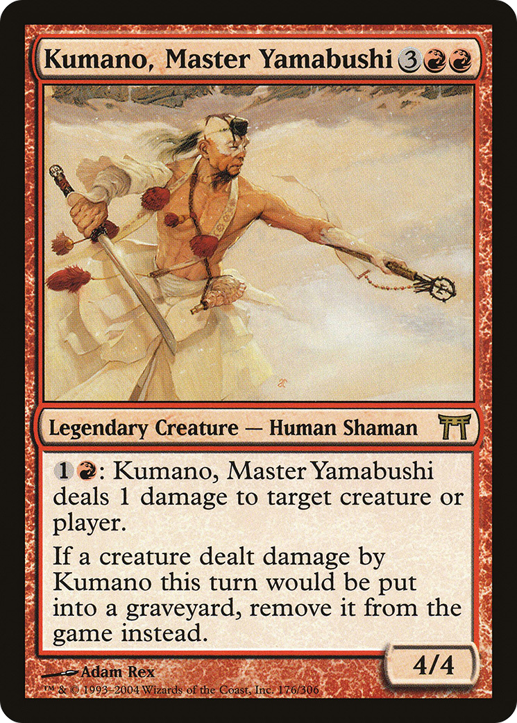 Kumano, Master Yamabushi (CHK-176) - Champions of Kamigawa Foil