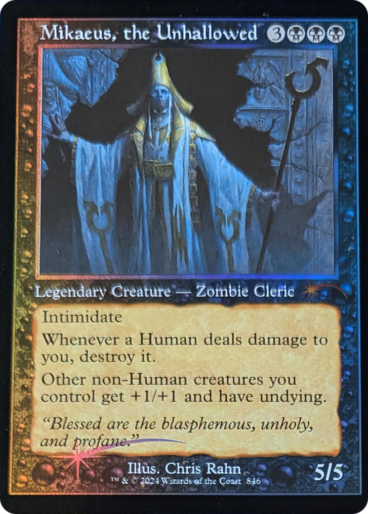 Mikaeus, the Unhallowed (Retro Frame) (SLD-846) - Secret Lair Drop Foil