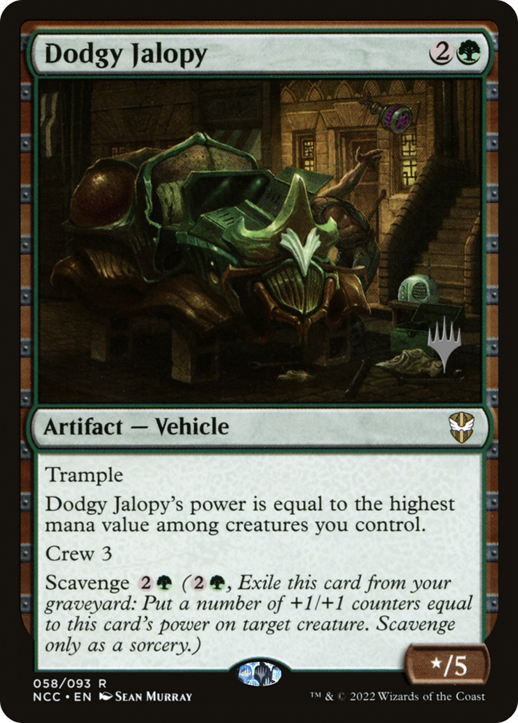 Dodgy Jalopy (PPSNC-058) - New Capenna Commander Promos Foil