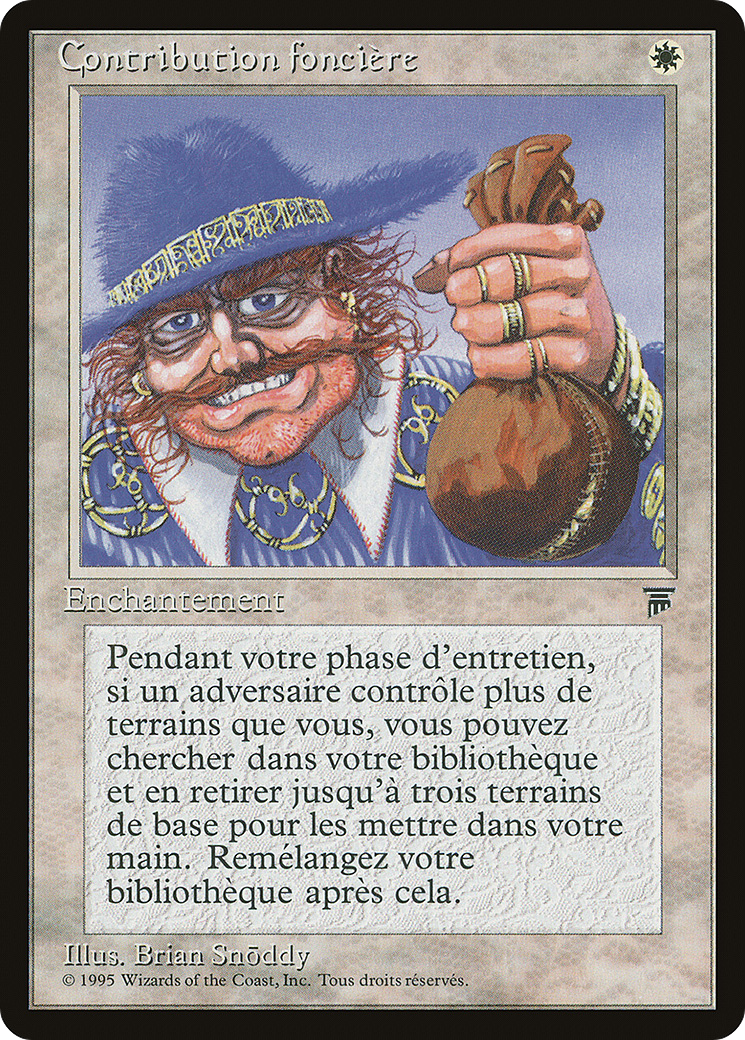 Land Tax (French) - "Contribution fonciere" (REN-) - Renaissance