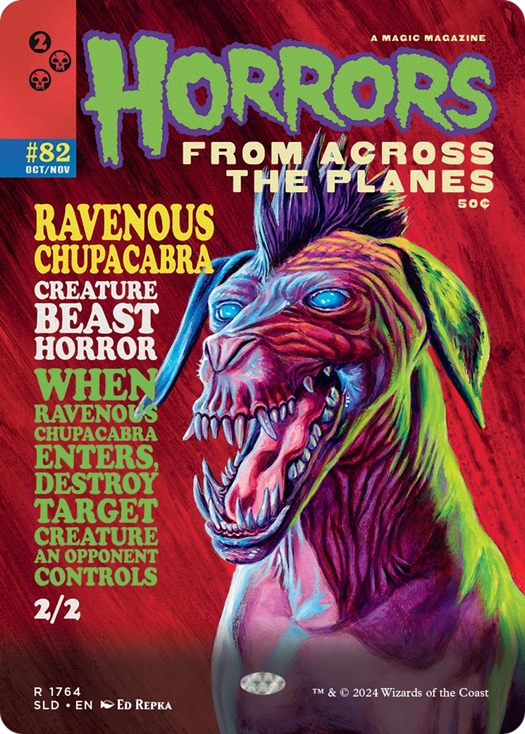 Ravenous Chupacabra (1764) (SLD-1764) - Secret Lair Drop (Borderless)