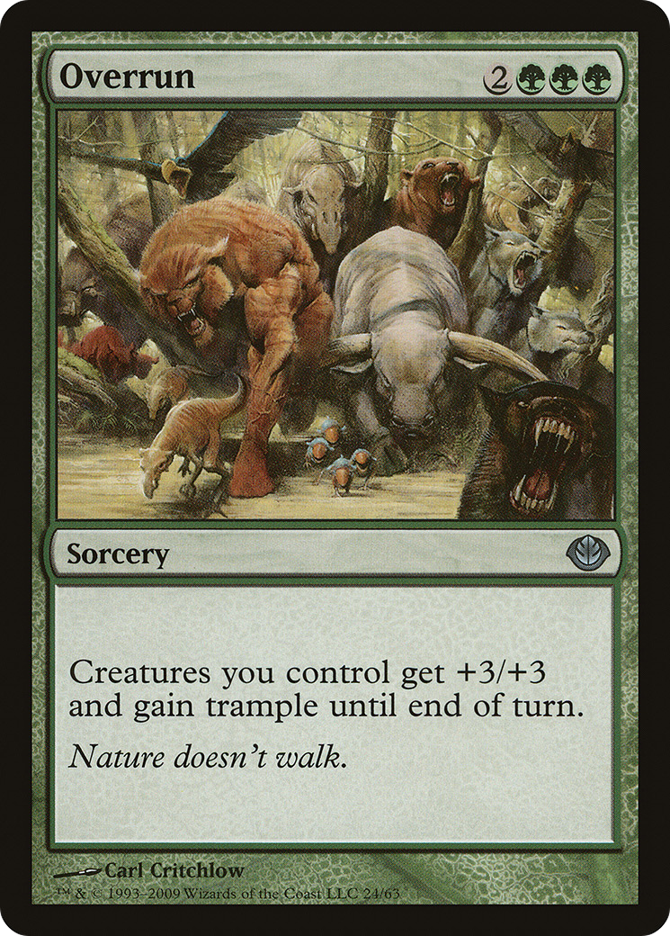 Overrun (DDD-024) - Duel Decks: Garruk vs. Liliana