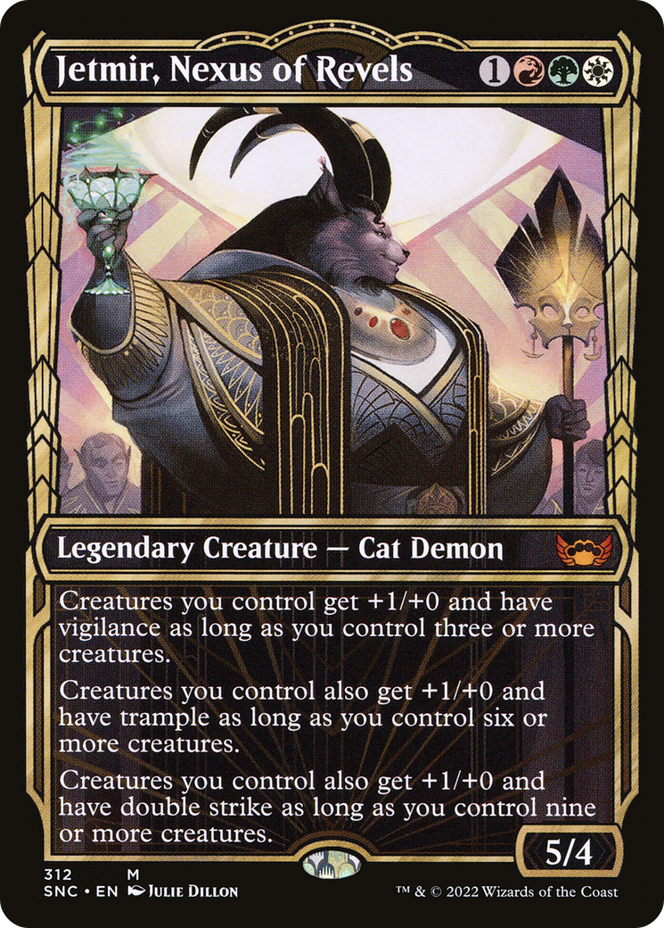 Jetmir, Nexus of Revels (Showcase) (SNC-312) - Streets of New Capenna: (Showcase) Foil
