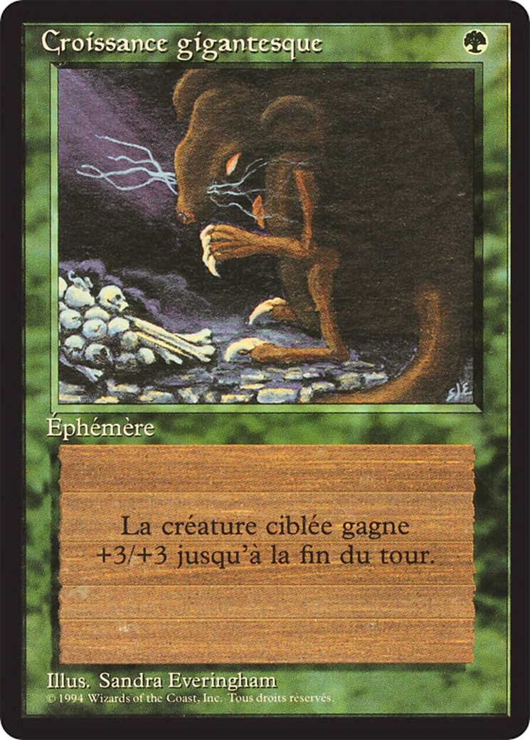 Giant Growth (FBB-) - Foreign Black Border