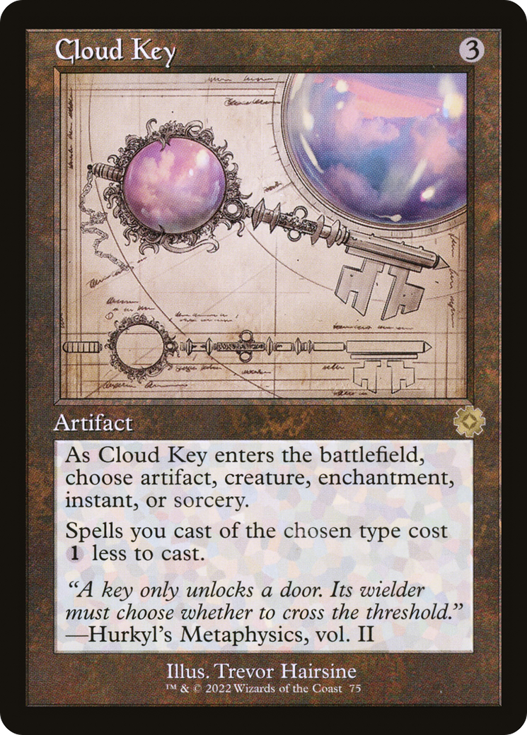 Cloud Key (Schematic) (BRR-075) - The Brothers' War Retro Artifacts