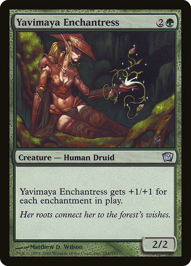 Yavimaya Enchantress (9ED-284) - 9th Edition Foil