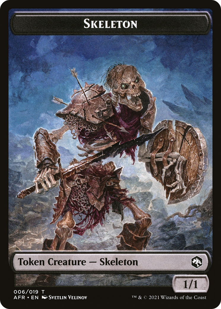 Skeleton (TAFR-006) - Adventures in the Forgotten Realms Tokens Foil