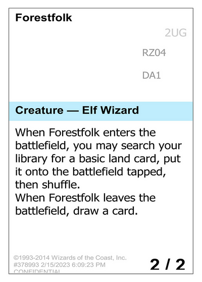 Forestfolk (UNK-RZ04A) - Unknown Event