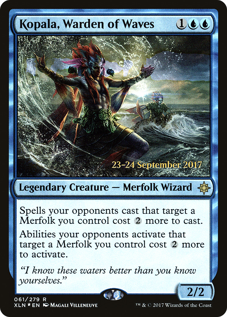 Kopala, Warden of Waves (PRE-061) - Ixalan Promos Foil