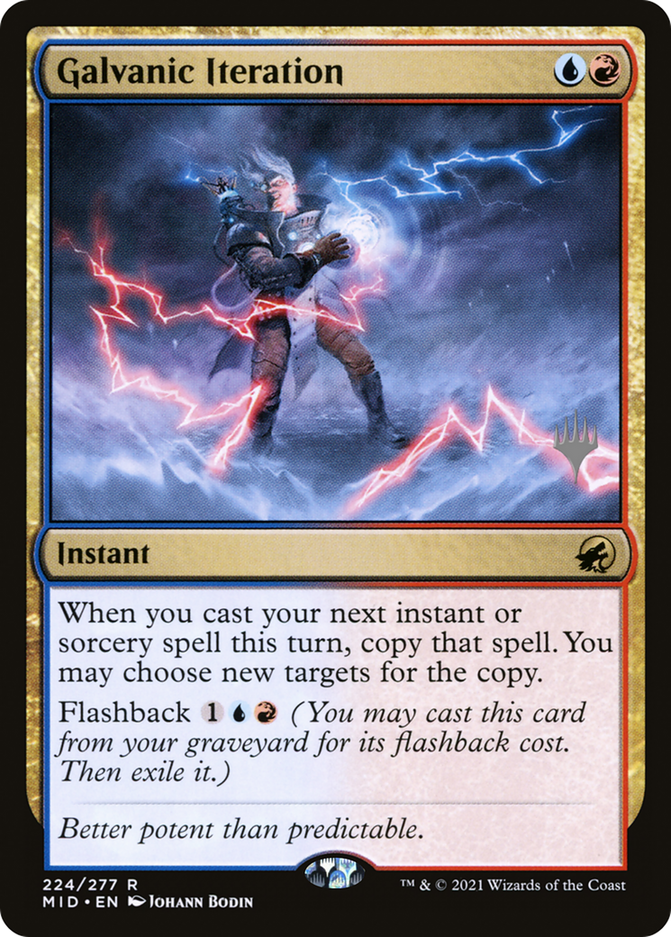 Galvanic Iteration (PPMID-224) - Innistrad: Midnight Hunt Promos