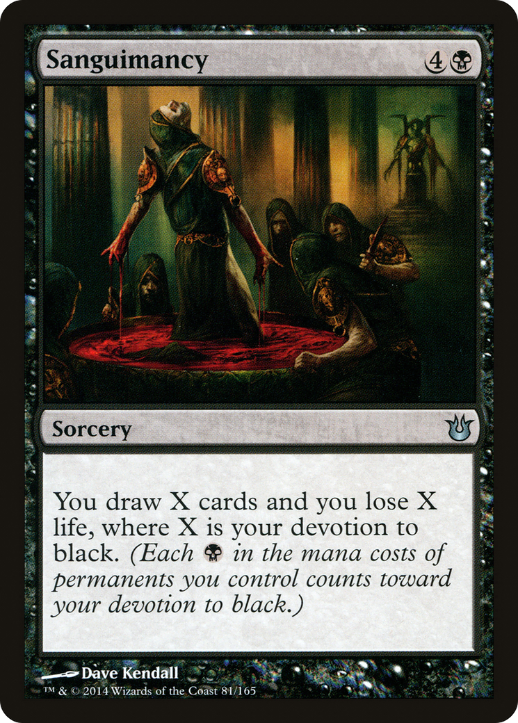 Sanguimancy (BNG-081) - Born of the Gods Foil