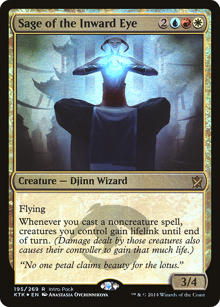 Sage of the Inward Eye (UMP-195) - Khans of Tarkir Promos Foil