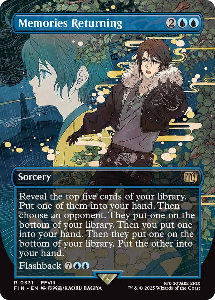 Memories Returning (Borderless) (FIN-331) - FINAL FANTASY (Borderless) Foil