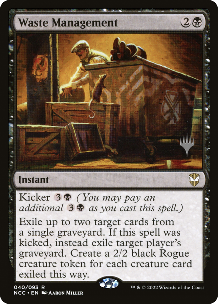 Waste Management (PPSNC-040) - New Capenna Commander Promos Foil