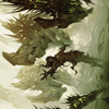 Ezuri's Predation // Ezuri's Predation (ACMM-023) - Commander Masters Art Series (Borderless) Foil