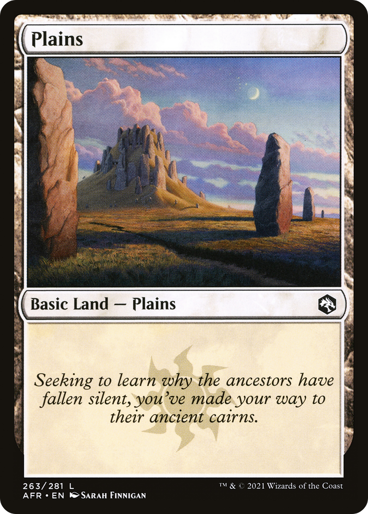 Plains (263) (AFR-263) - Adventures in the Forgotten Realms Foil