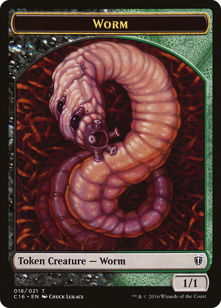 Worm (TC16-018) - Commander 2016 Tokens