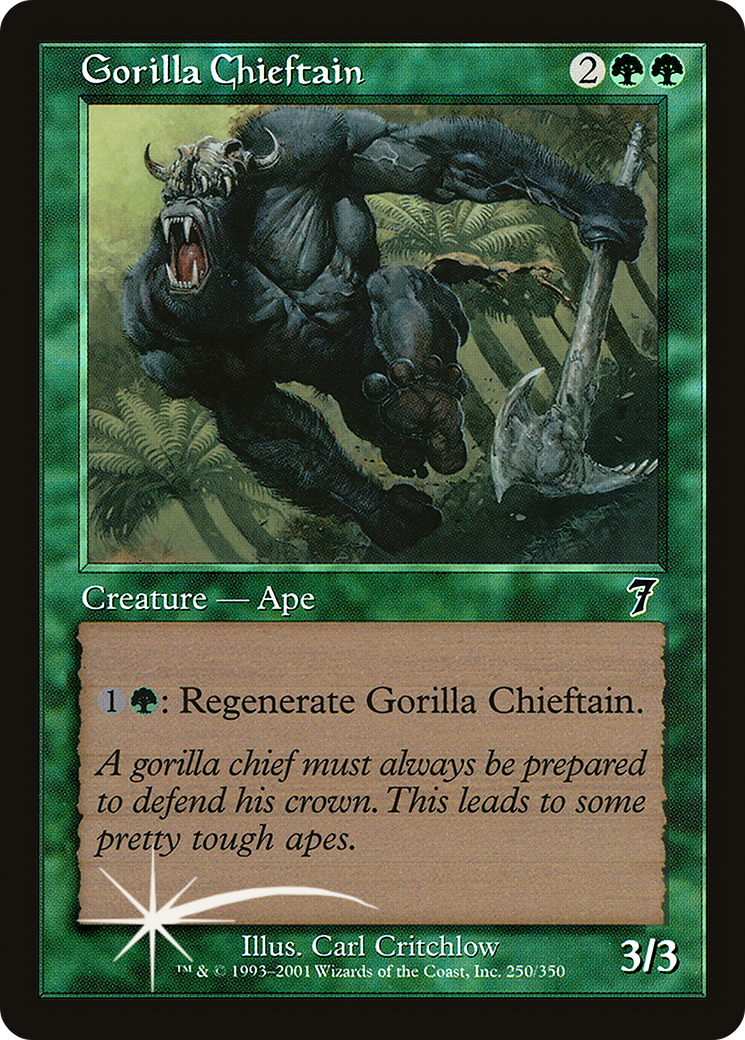 Gorilla Chieftain (7ED-250) - 7th Edition