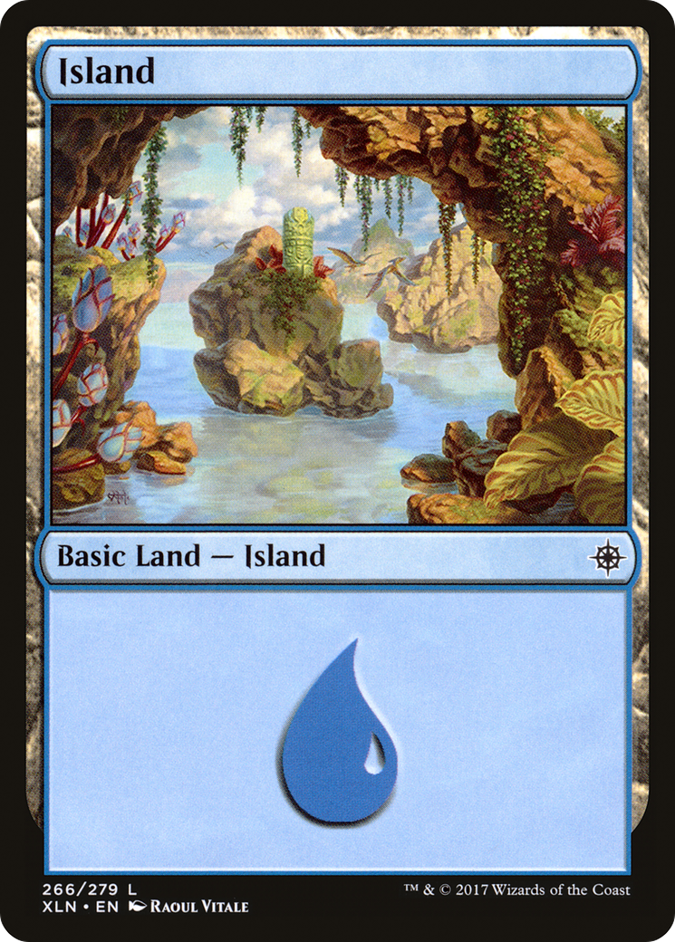 Island (266) (XLN-266) - Ixalan Foil