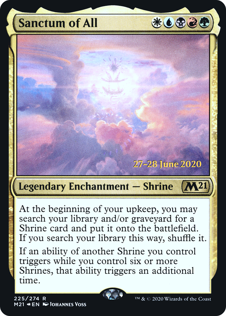 Sanctum of All (PRE-225) - Core Set 2021 Promos Foil