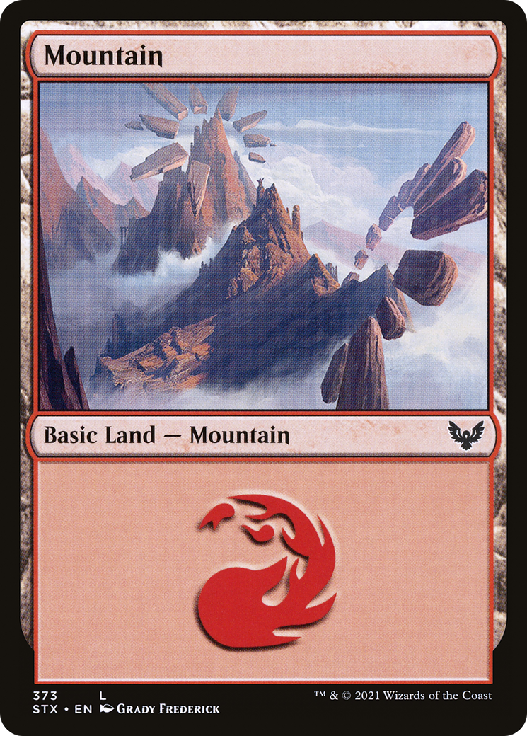 Mountain (373) (STX-373) - Strixhaven: School of Mages