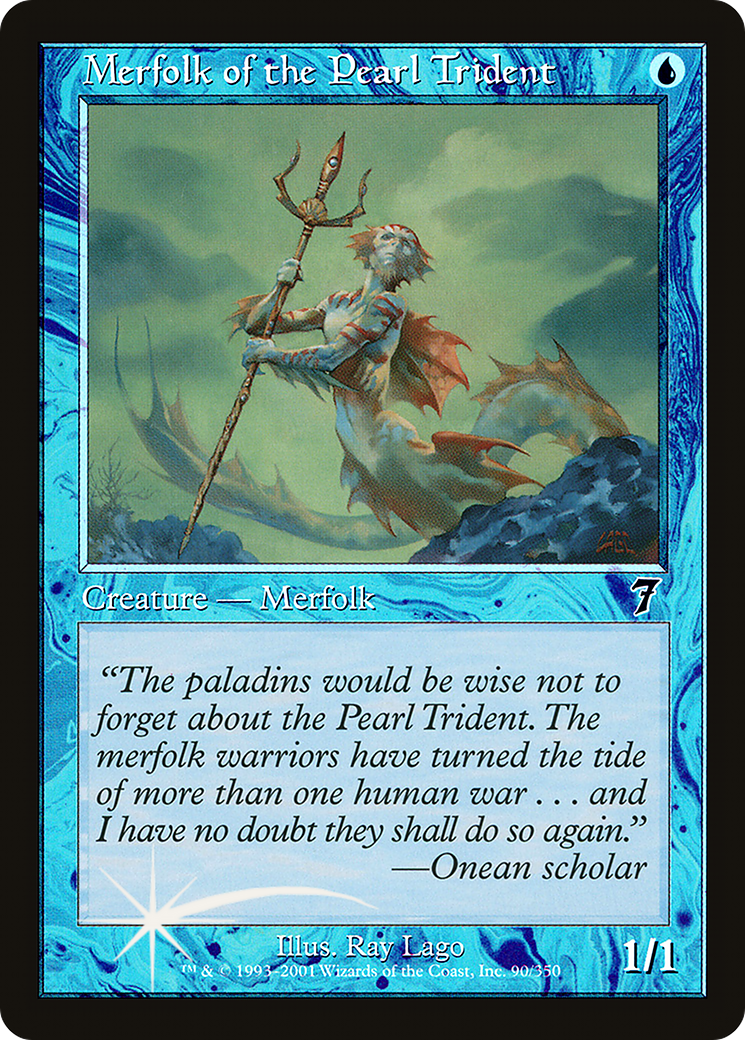 Merfolk of the Pearl Trident (7ED-090) - 7th Edition
