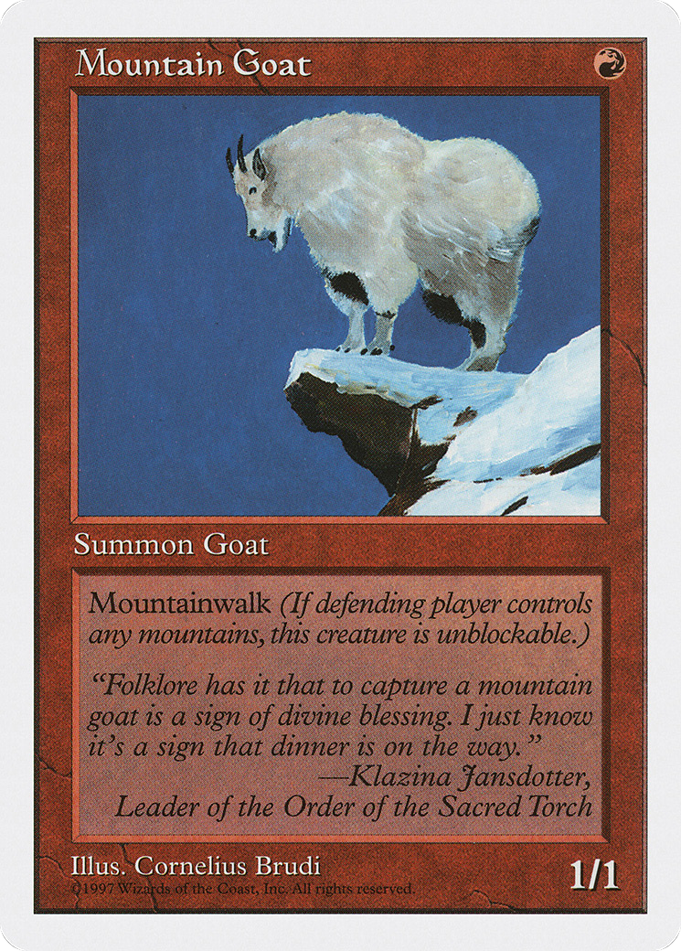 Mountain Goat (5ED-) - Fifth Edition